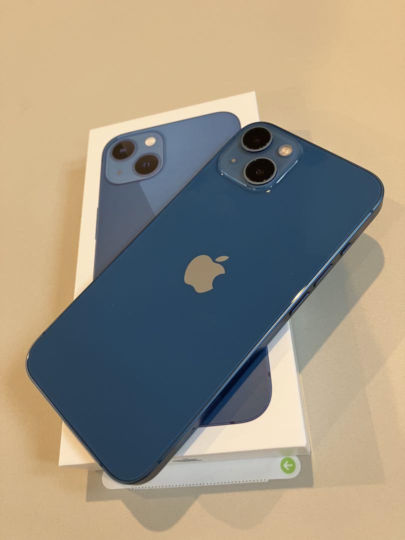 美品iPhone13 ブルー　128GB  SIMフリー