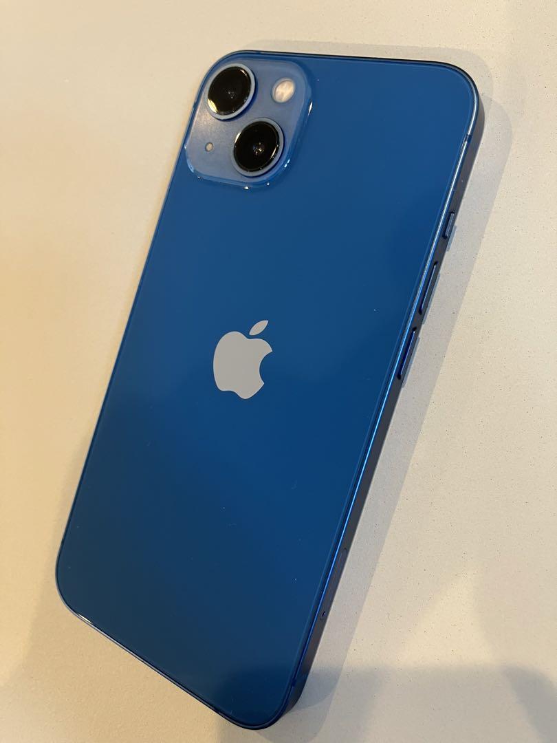 美品iPhone13 ブルー　128GB  SIMフリー