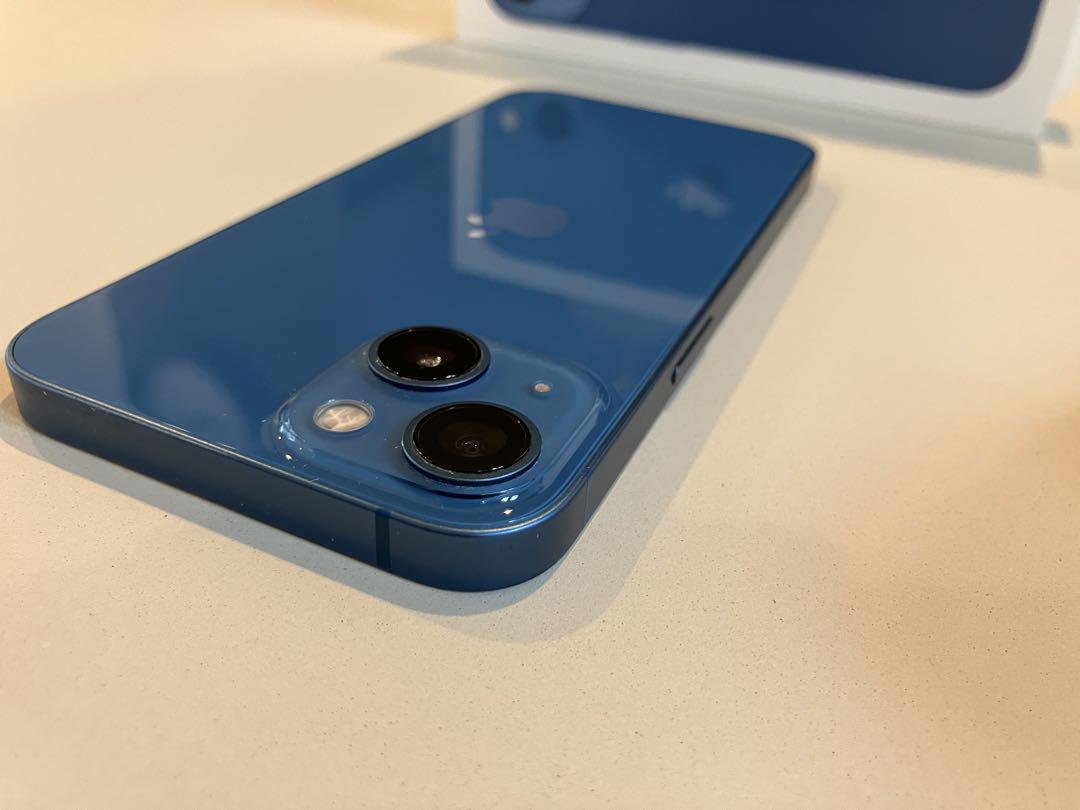 美品iPhone13 ブルー　128GB  SIMフリー