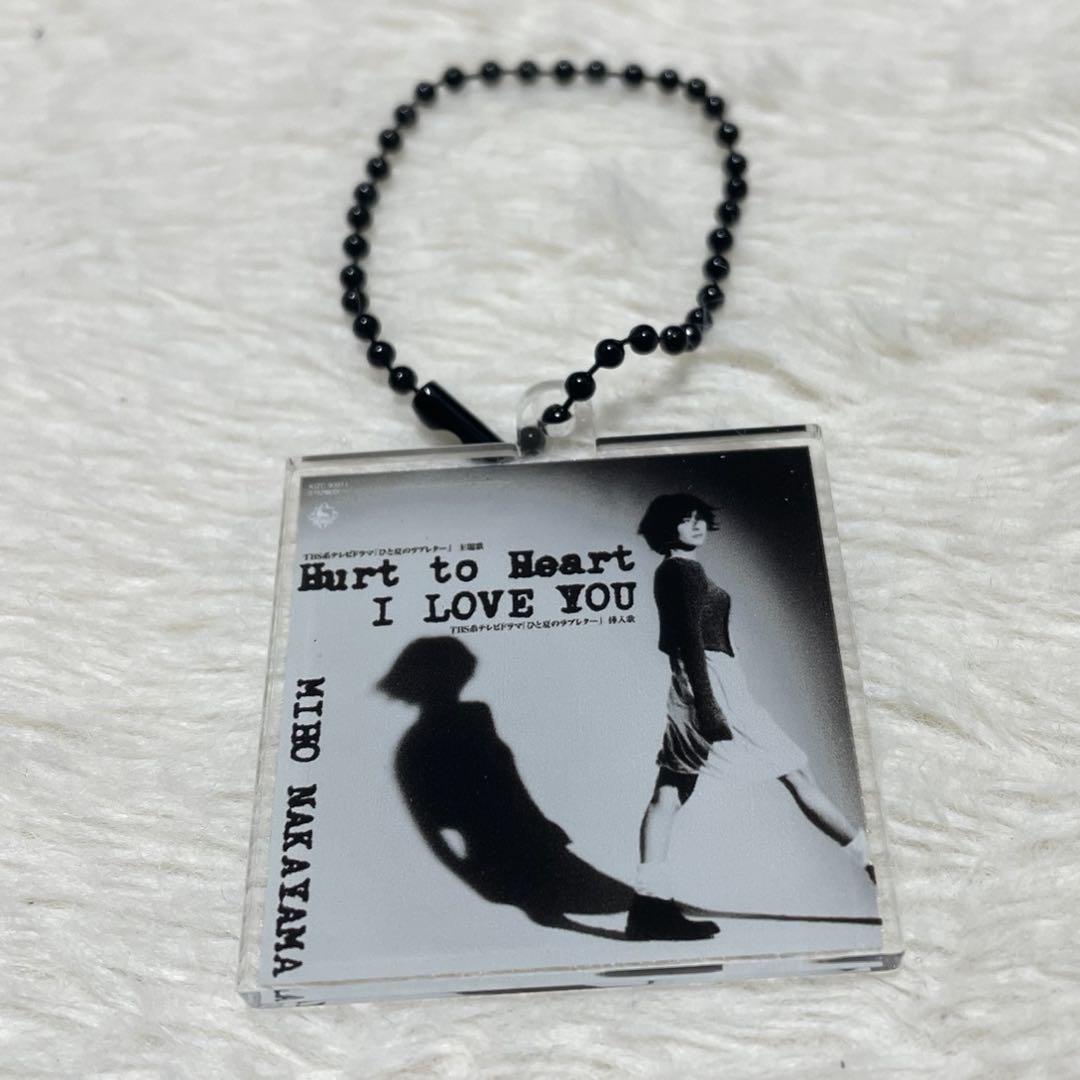 中山美穂 シングルジャケットアクリルキーホルダー Hurt to