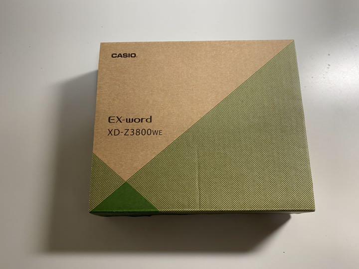 CASIO EX-word XD-Z3800WE 電子辞書