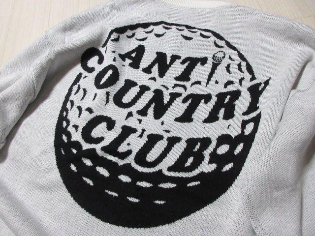 【公式】アクセサリーの激安通販 anti country club tokyo アンタイカントリークラブ ニット ゴルフ セーター