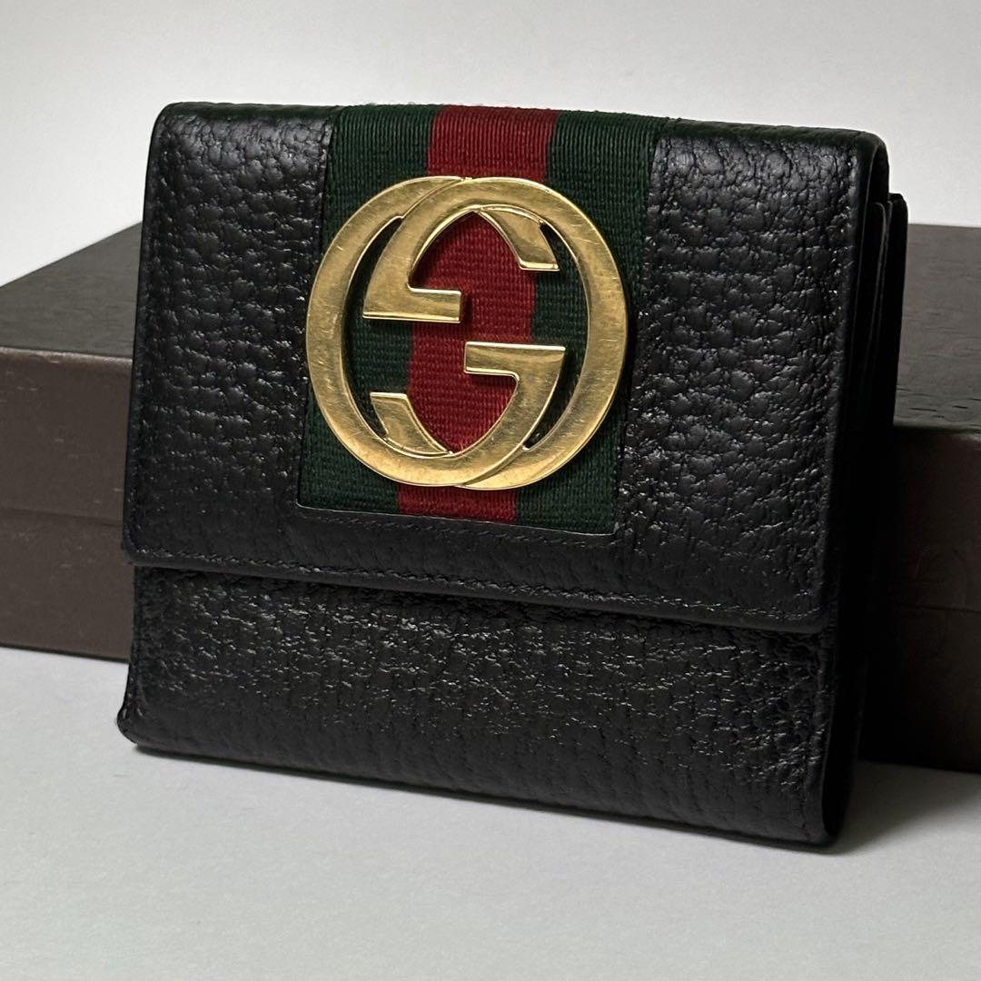 GUCCI グッチ 449405 インターロッキングG アウトレット 二