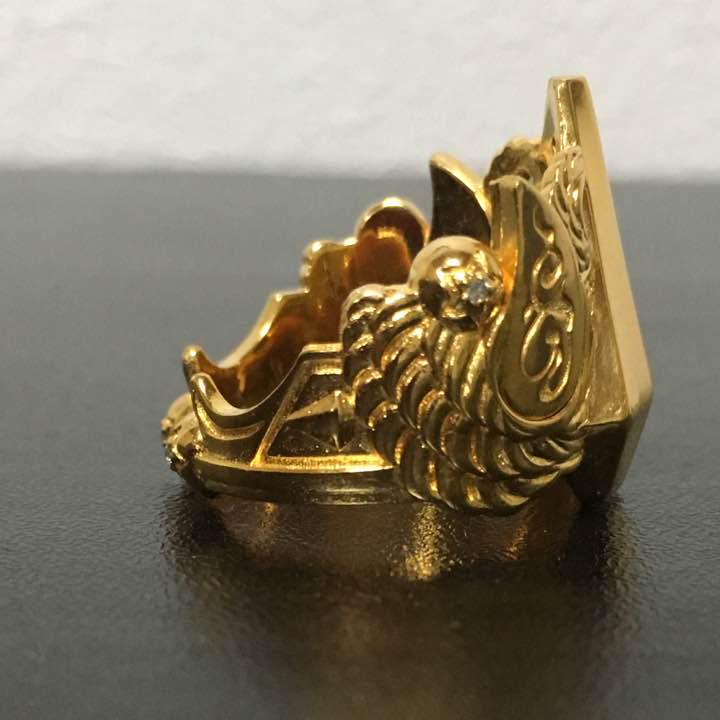 N.S.H  3rd  リング  24金   GOLD  coating