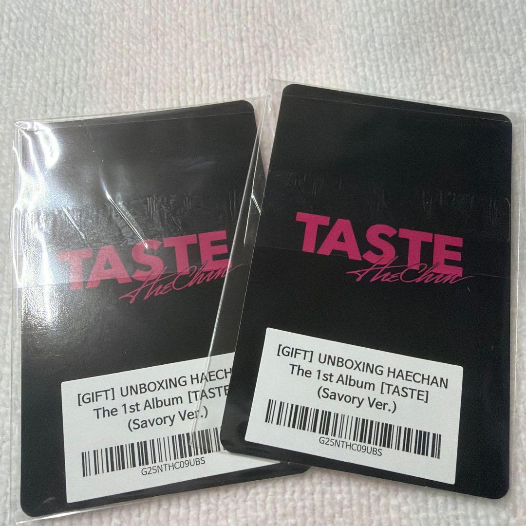 HAECHAN ヘチャン TASTE unboxing トレカ smtown HAECHAN ヘチャン TASTE unboxing トレカ smtown - メルカリ