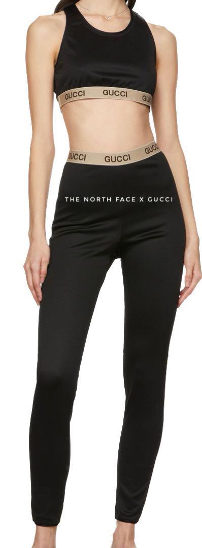 大人も着やすいシンプルファッション GUCCI x FACE NORTH THE 新品未使用 レギンス ブラトップ レッグウェア