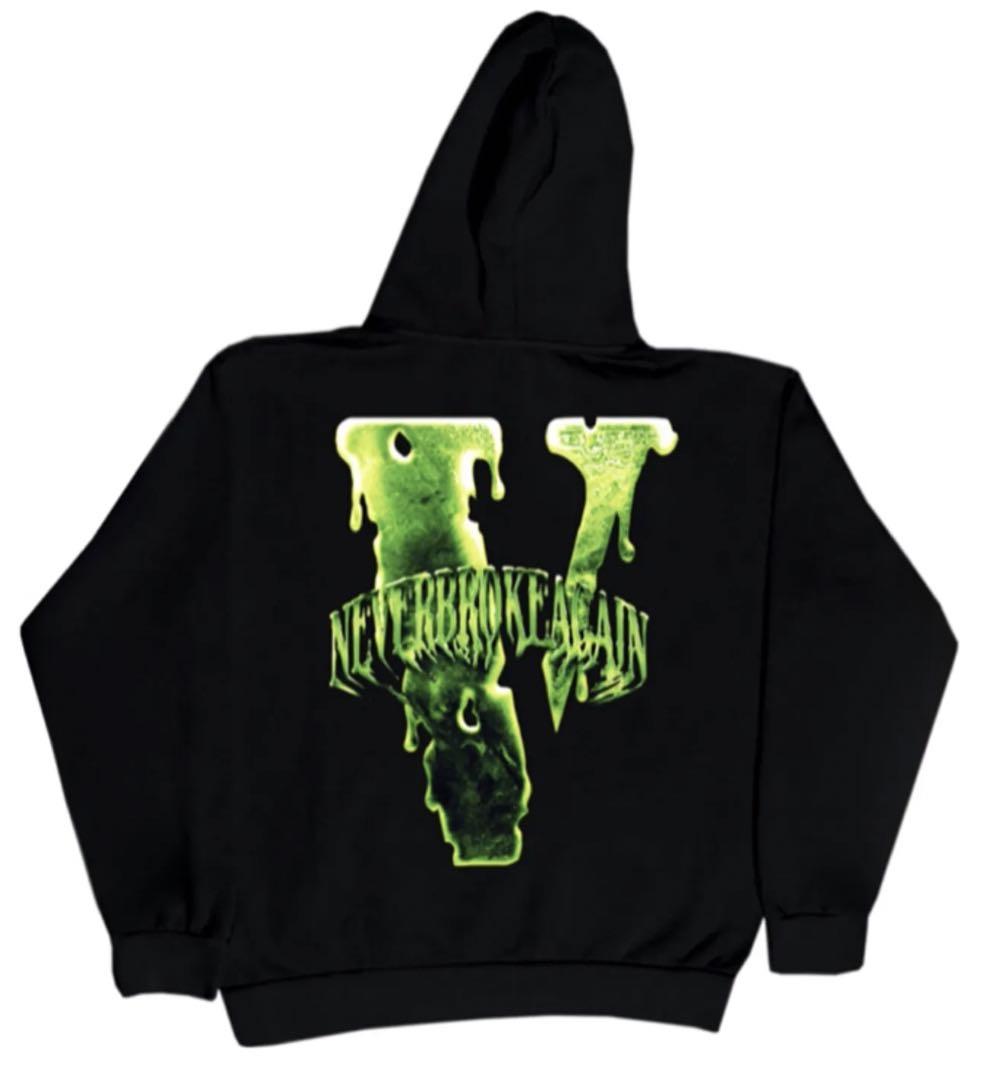 関税込 Vlone x Never Broke Again Bones パーカー フーディ 関税込 Vlone x Never Broke Again Bones パーカー フーディ
