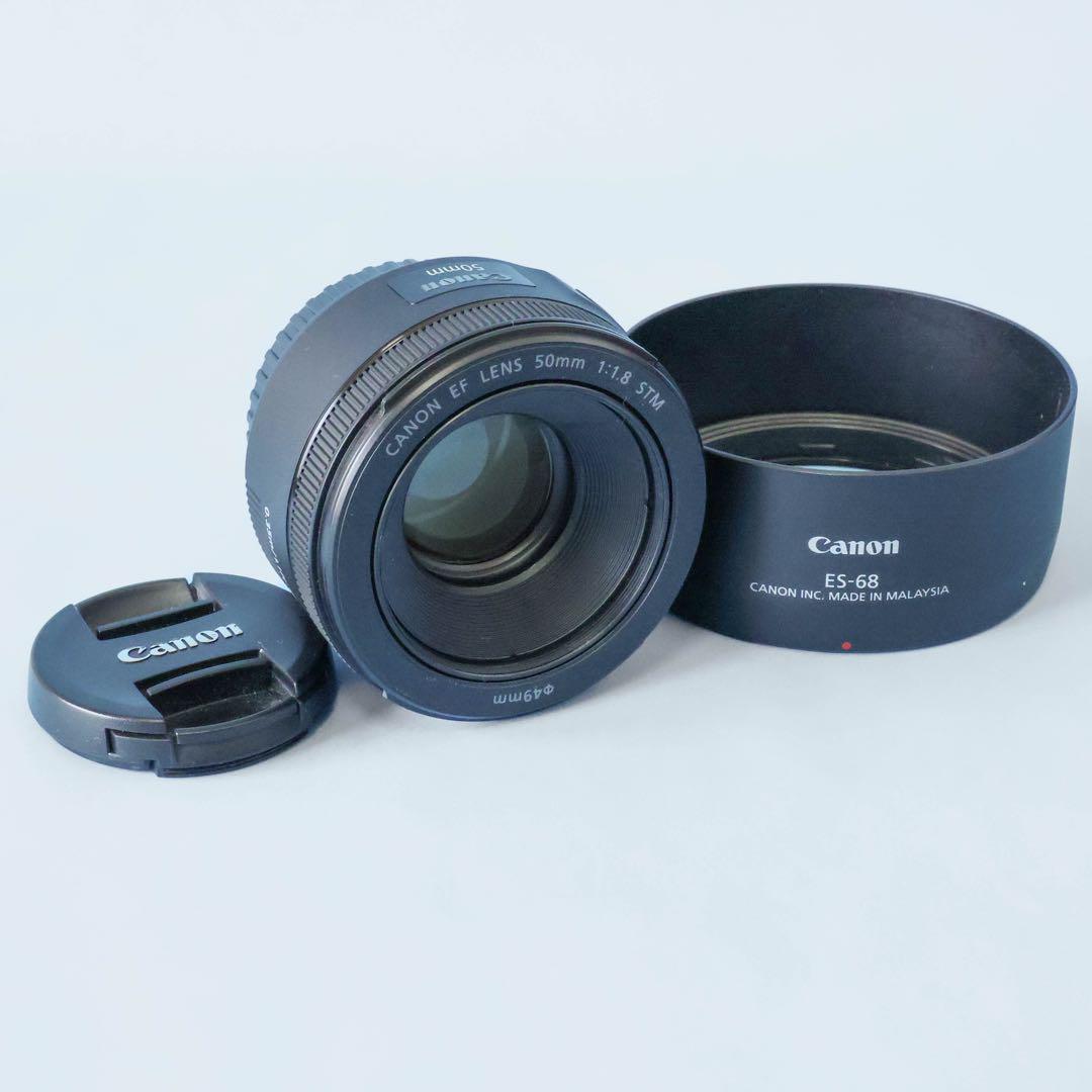 Canon EF50㎜ f1.8 STM 純正フード付
