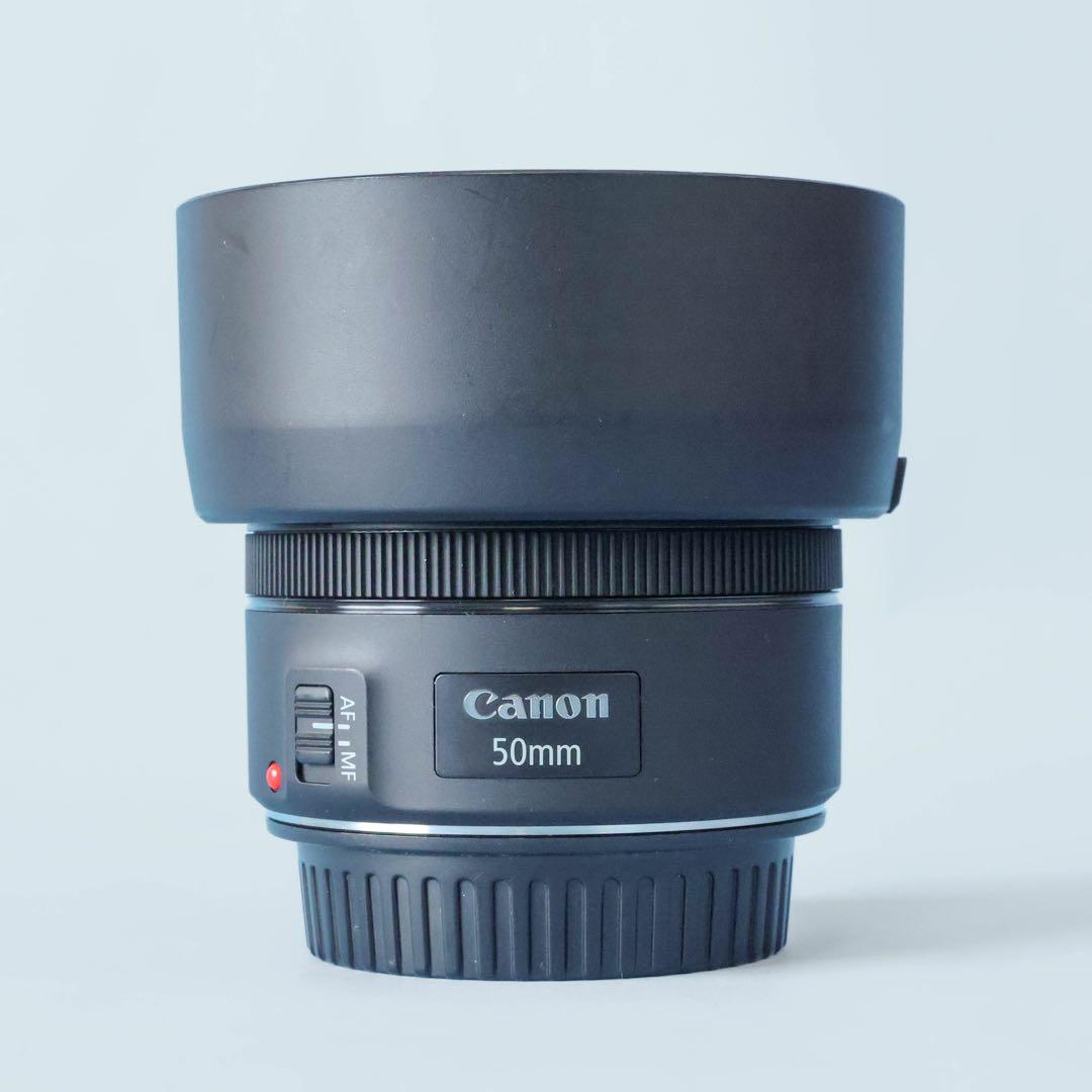 Canon EF50㎜ f1.8 STM 純正フード付