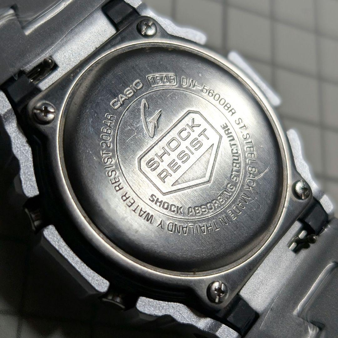 G-SHOCK DW5600 アルミシルバーフルメタル