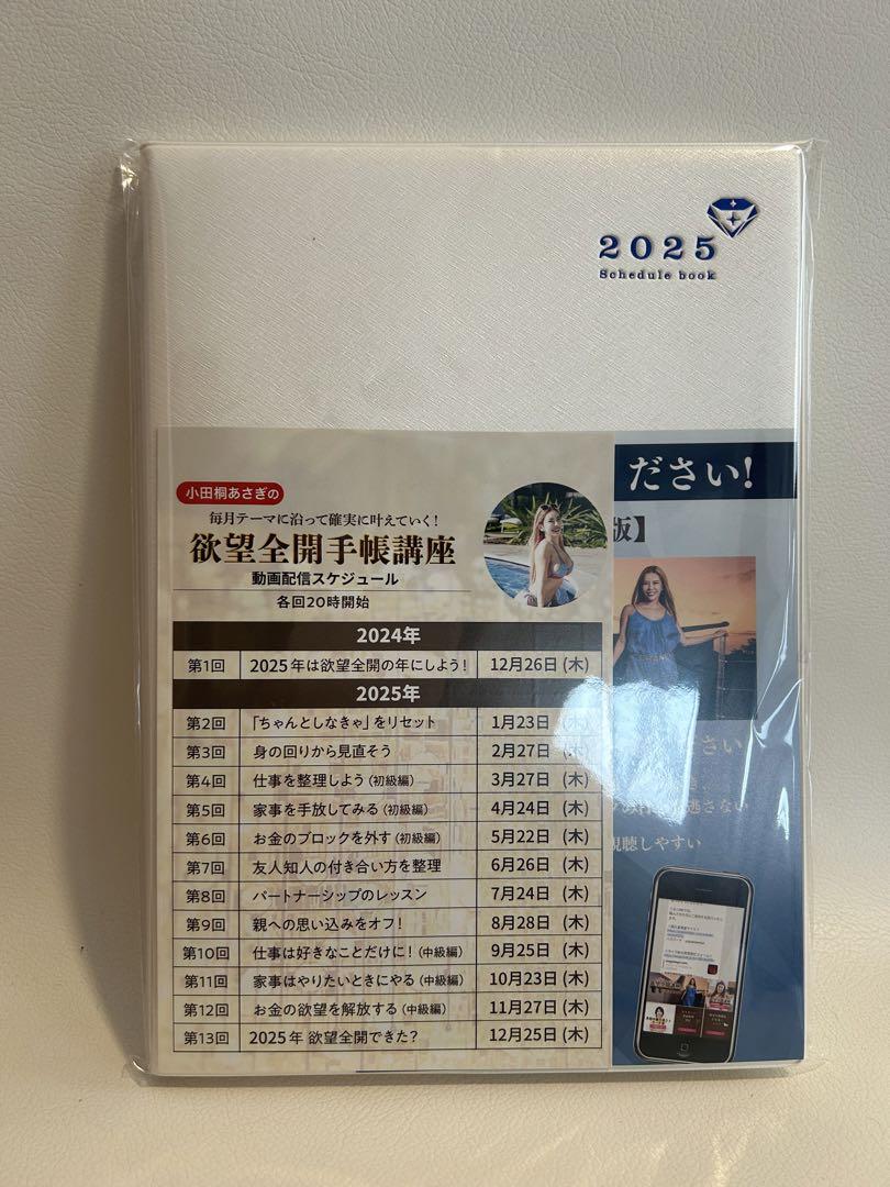 【大幅値下げ！新品】欲望全開手帳2025 小田桐あさぎ