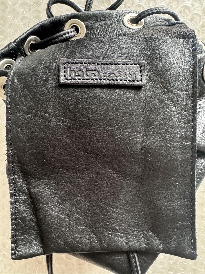 【hobo】巾着バッグ DRAWSTRING POUCH COW LEATHER