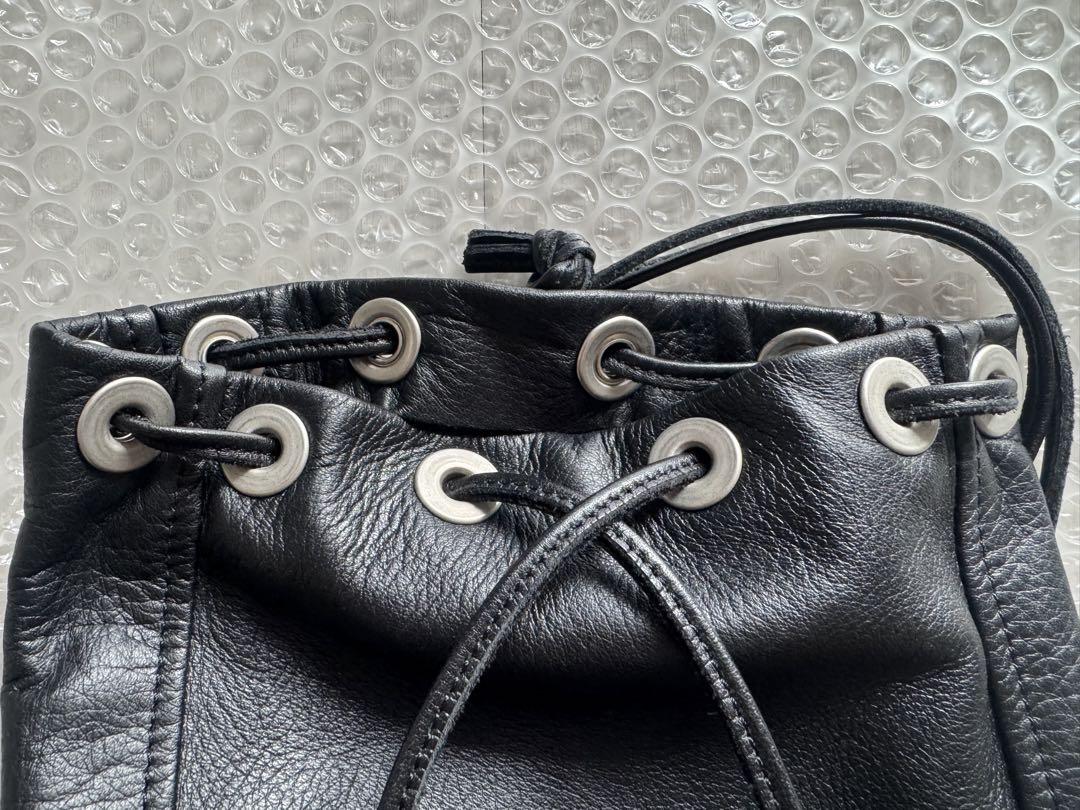 【hobo】巾着バッグ DRAWSTRING POUCH COW LEATHER