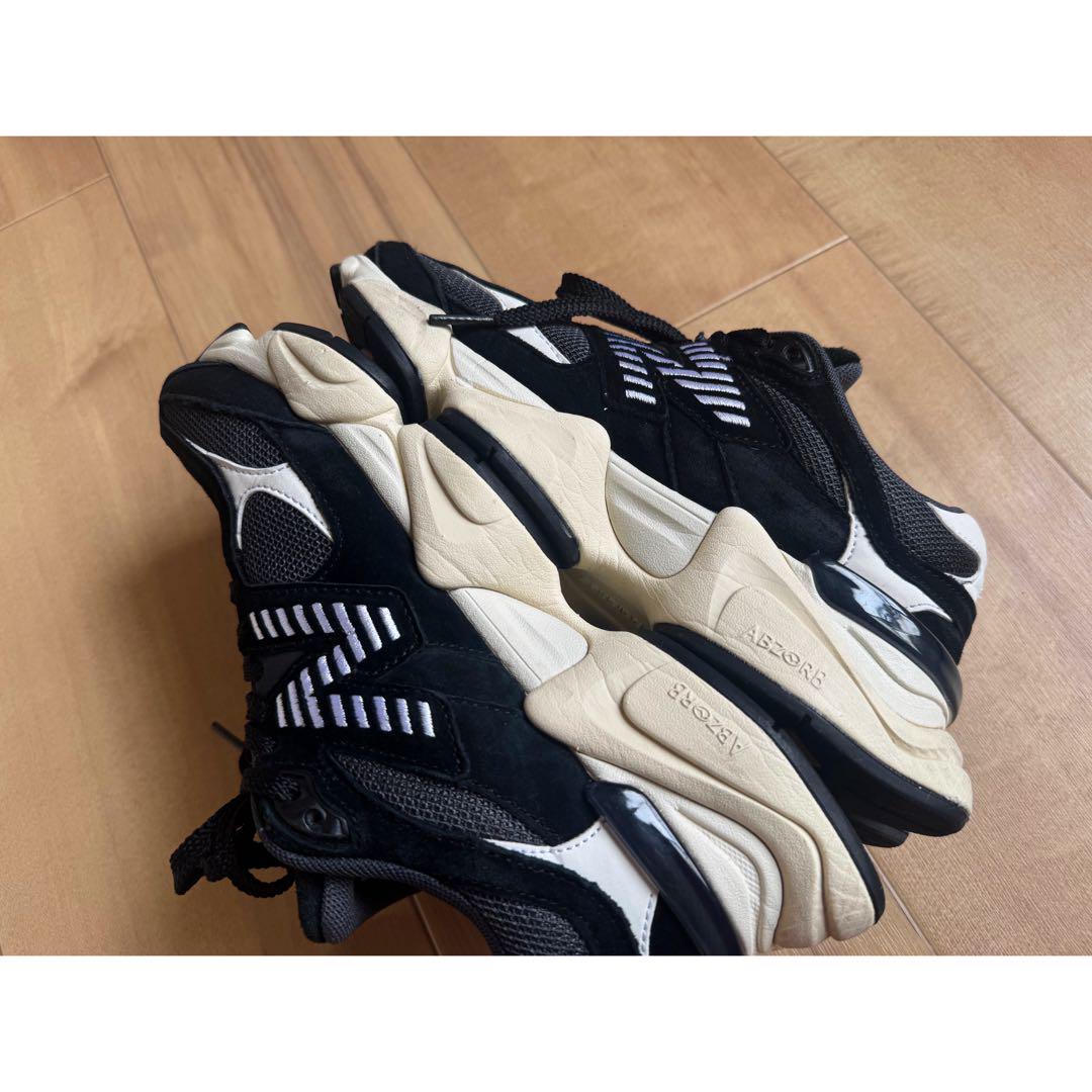 New Balance 9060 ブラック/ホワイト スニーカー