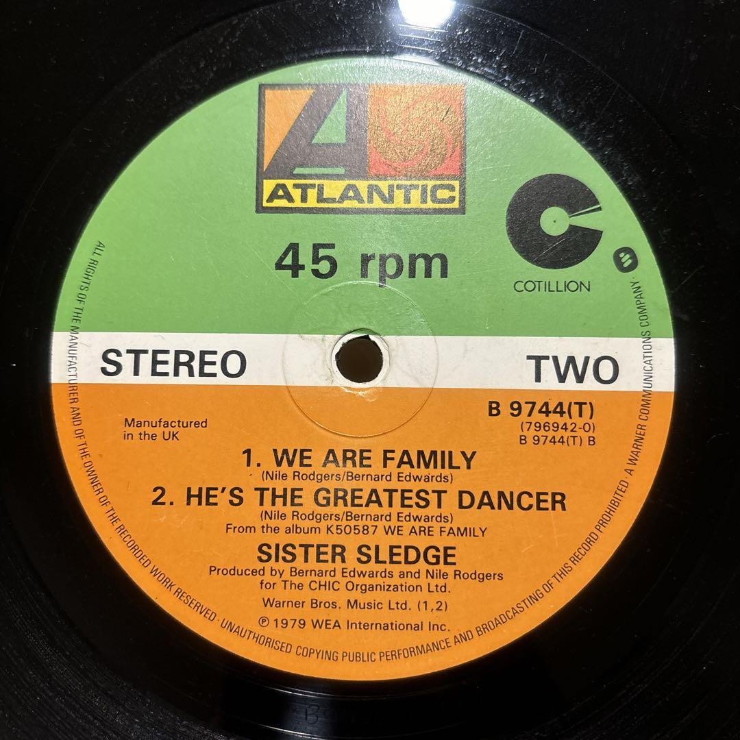 Sister sledge Thinking of you 12インチレコード