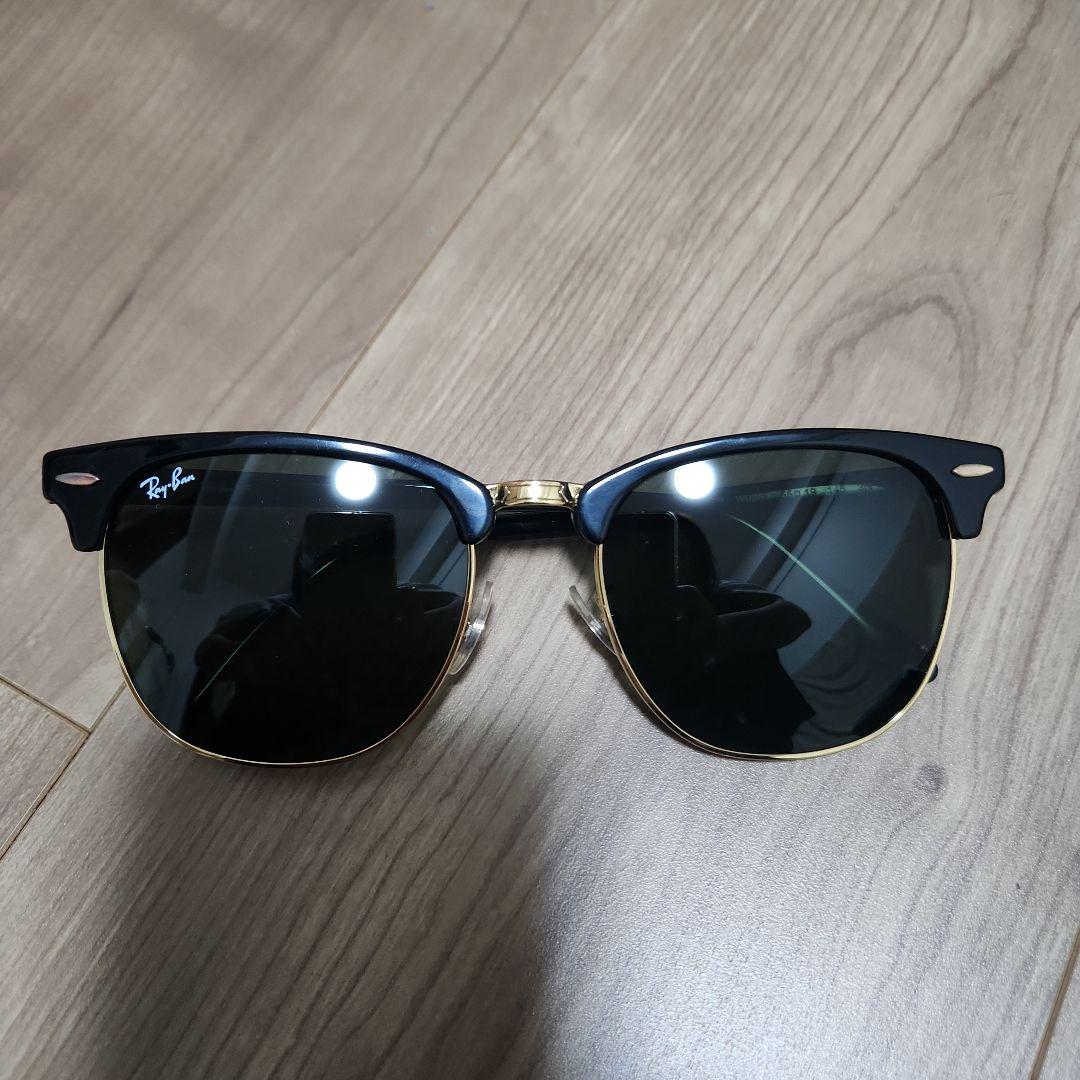 Ray-Ban CLUBMASTER サングラス ブラック/ゴールド