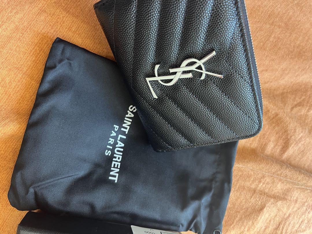 SAINT LAURENT 二つ折り財布 ブラック