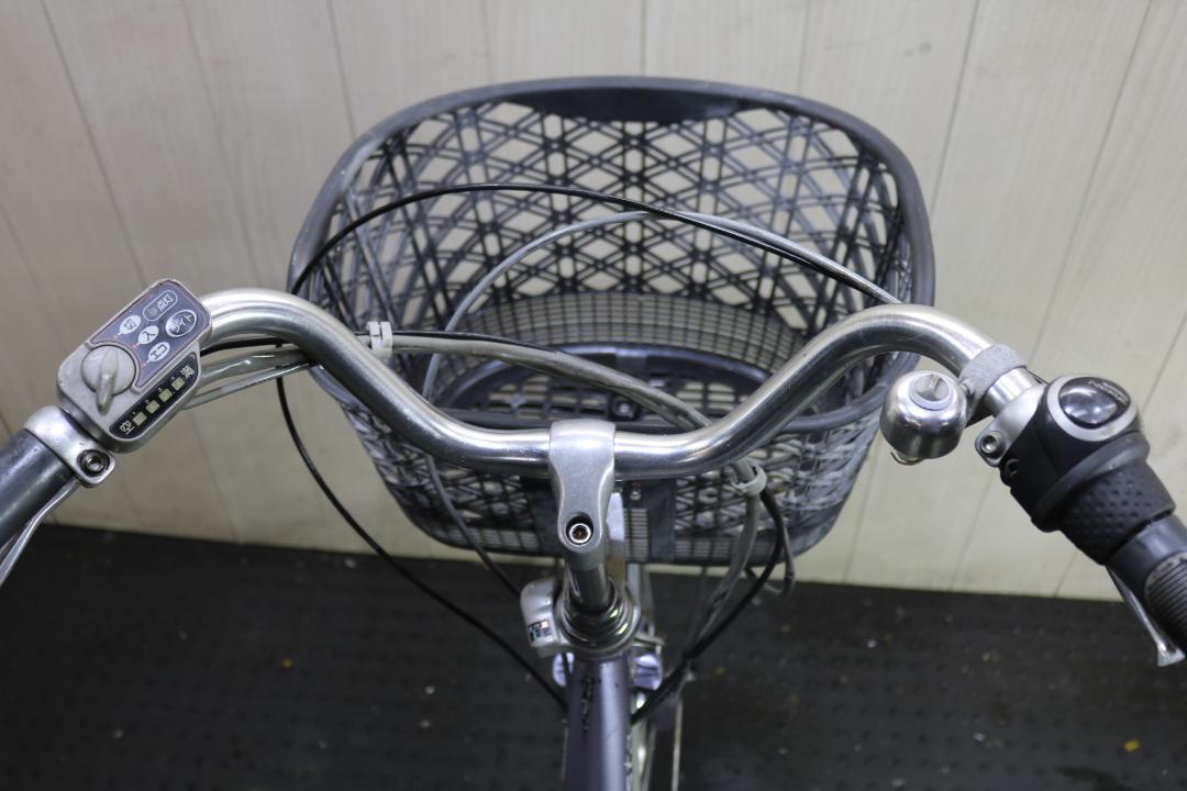 大学 兄弟割引 ブリヂストン A23アシストリチウムイオン4AH(2個) 24型3段 紫色 自転車本体