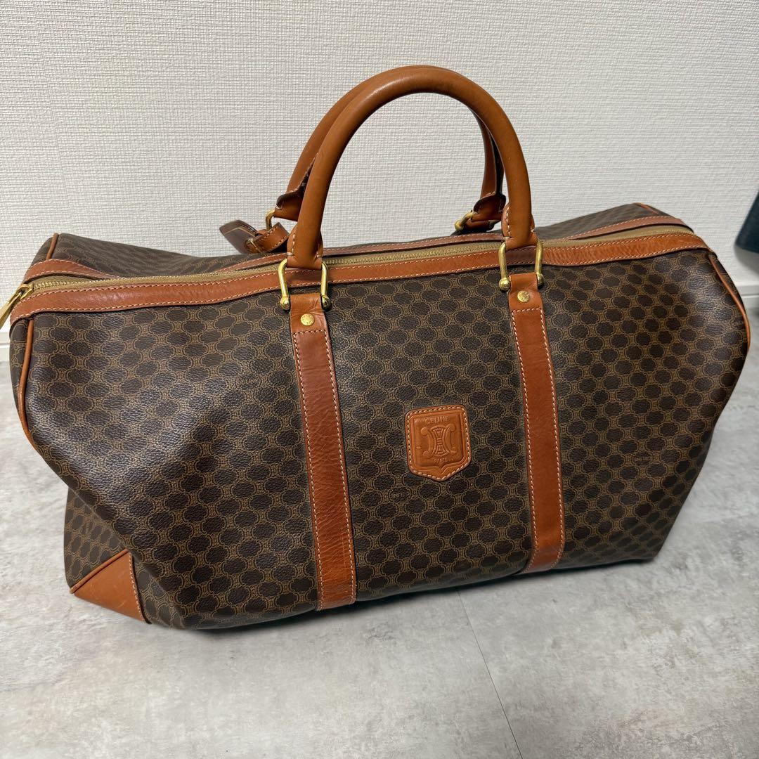 【超美品‼️】CELINE セリーヌ　ダッフルバッグ 大容量 ブラウン