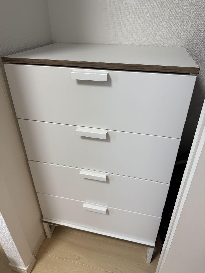 IKEA TRYSIL トリスィル 4段チェスト ホワイト IKEA TRYSIL トリスィル 4段チェスト ホワイト
