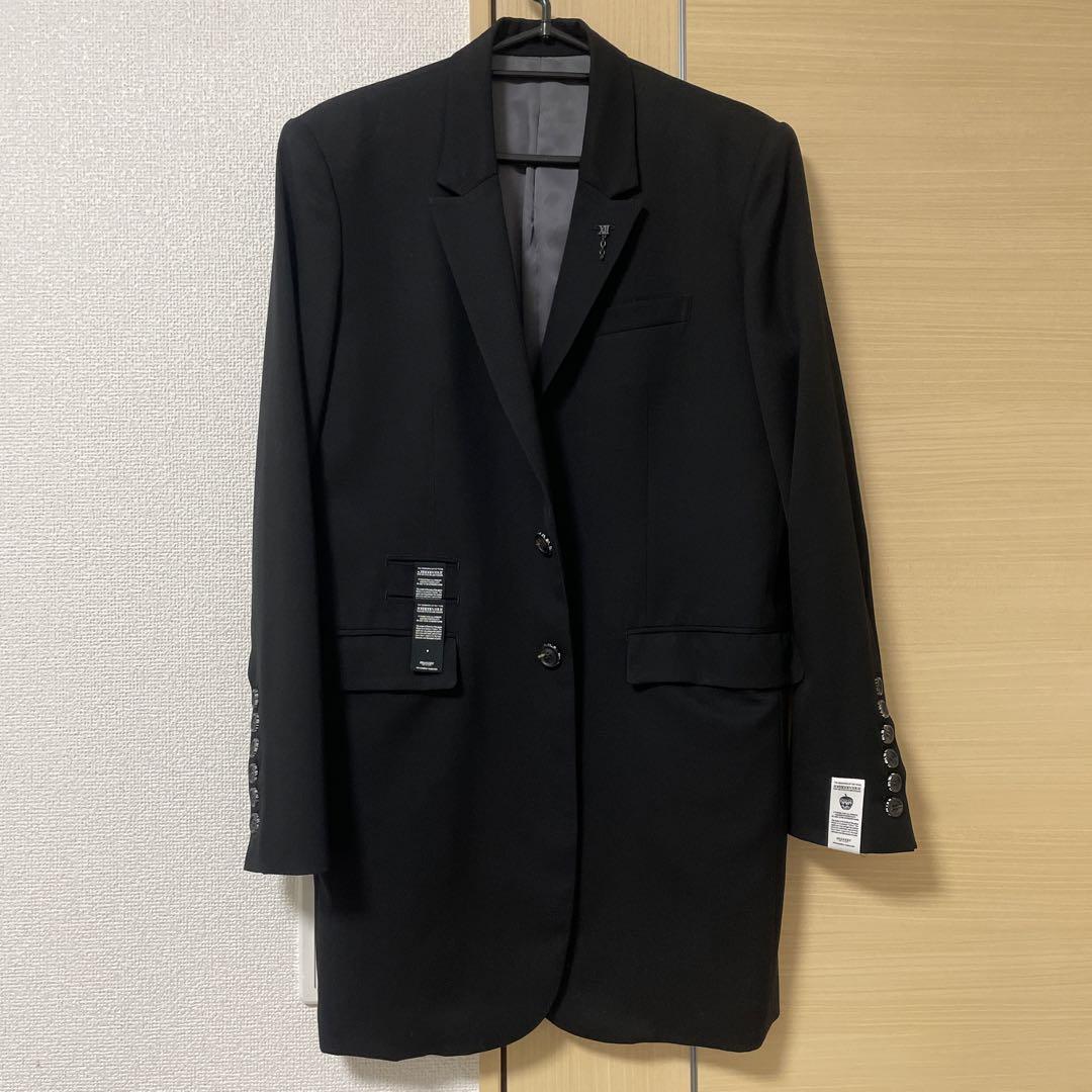 美品】shareef ダブルテーラードジャケット 黒 サイズ1