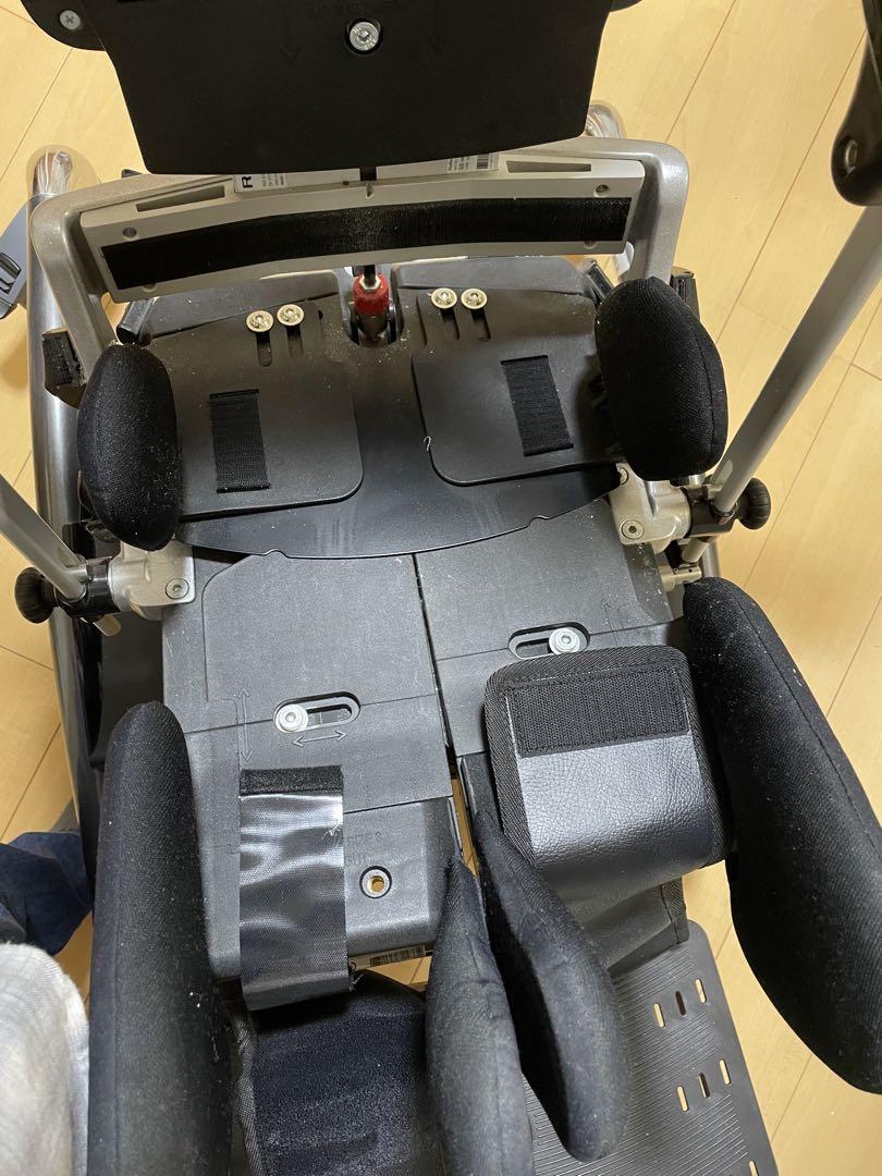 ティルト機能付き介護用椅子 黒
