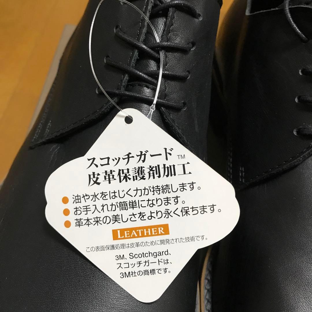 新品 PADRONE パドローネ ダービープレーントゥシューズ ジャック8