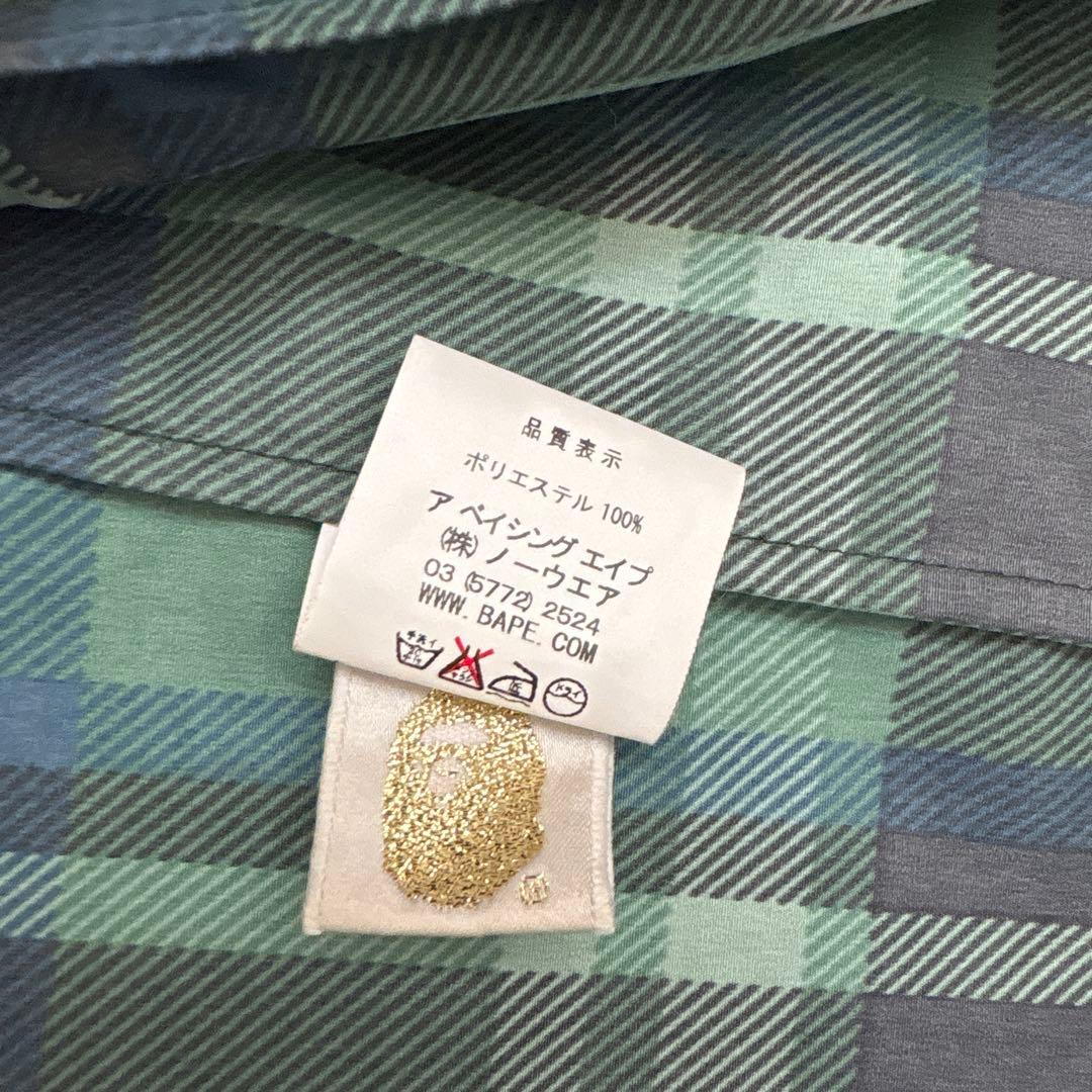 A BATHING APE ア・ベイシング・エイプ　チェック　パーカー