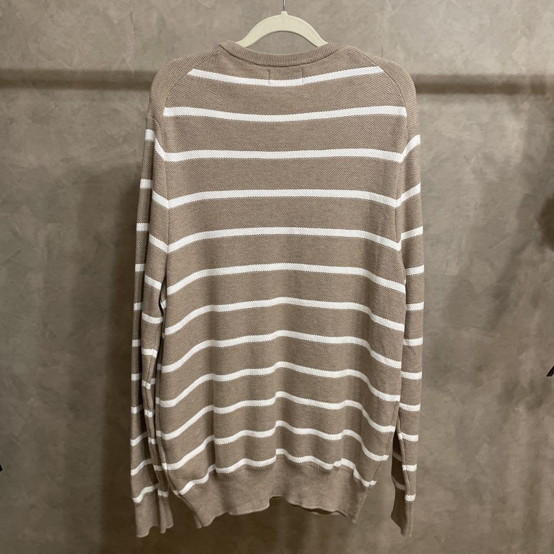 RALPH LAUREN ストライプド ニット コットン セーター