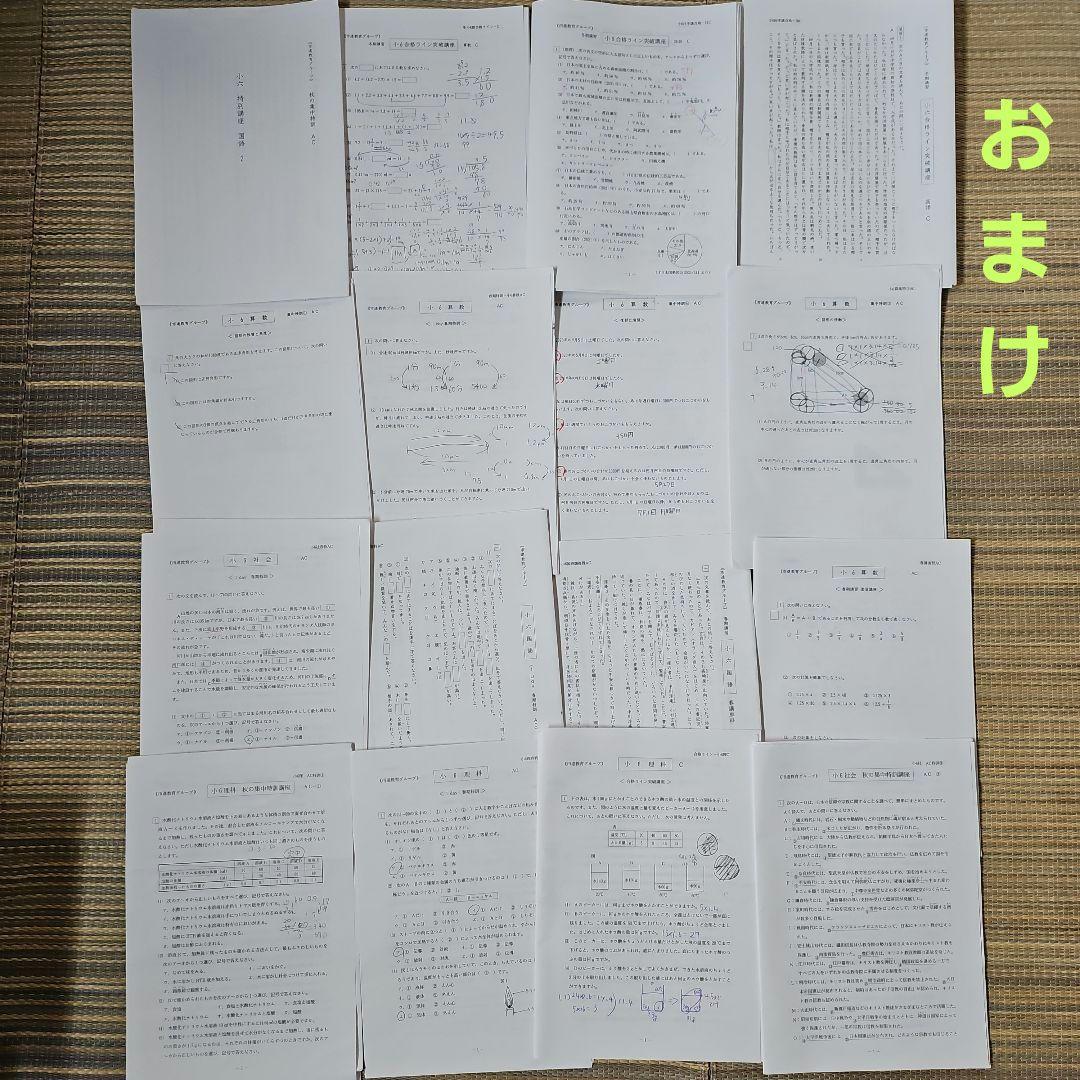市進学院 テキスト 小6 私立受験コース - 本
