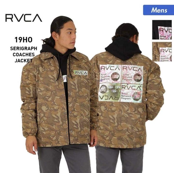 全国総量無料で RVCA/ルーカ メンズ コーチジャケット AJ042-763 男性