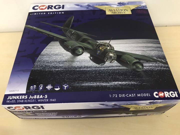 コーギー 1/72 ユンカース Ju88A-5 - 9 第806爆撃飛行隊