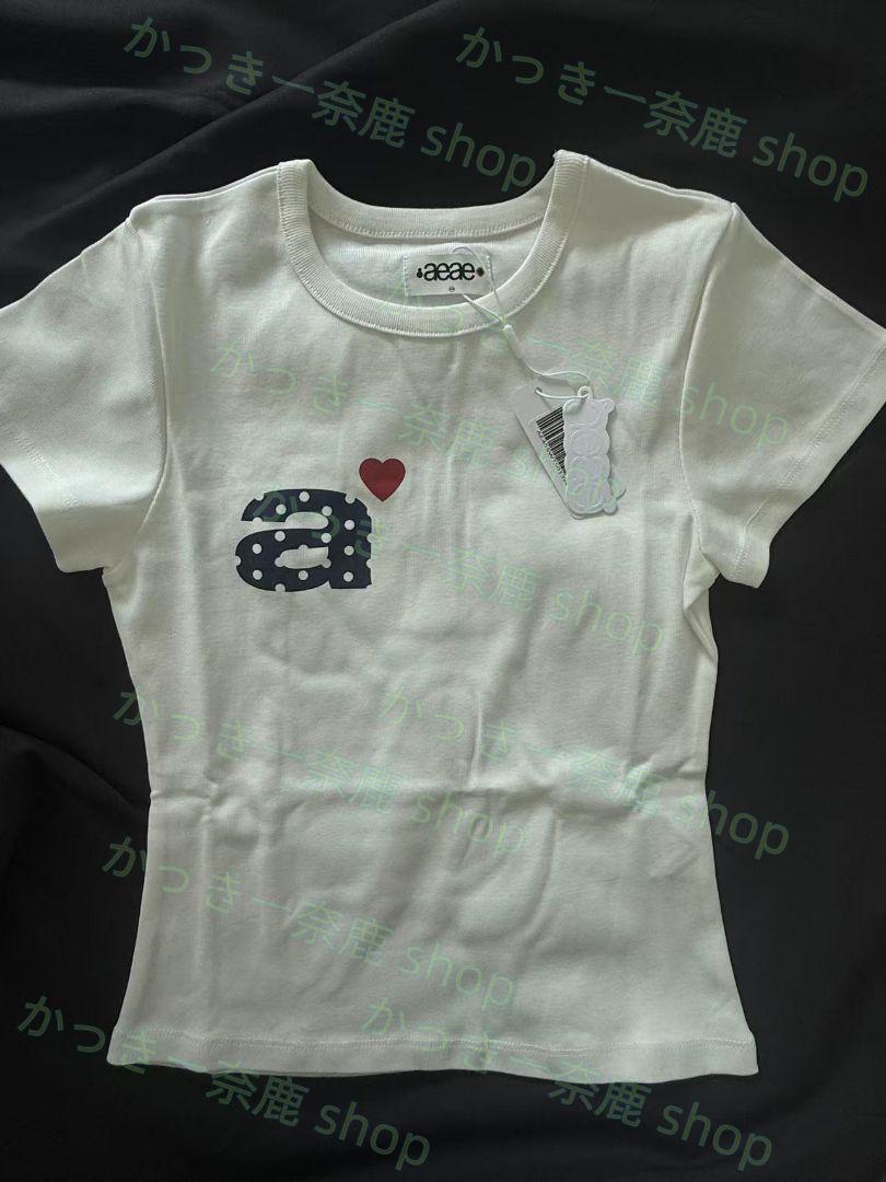 【新品/正規品】即完売 aeae ハートロゴドットTシャツ ホワイト aeae ハートロゴドットTシャツ ホワイト Sサイズ - メルカリ