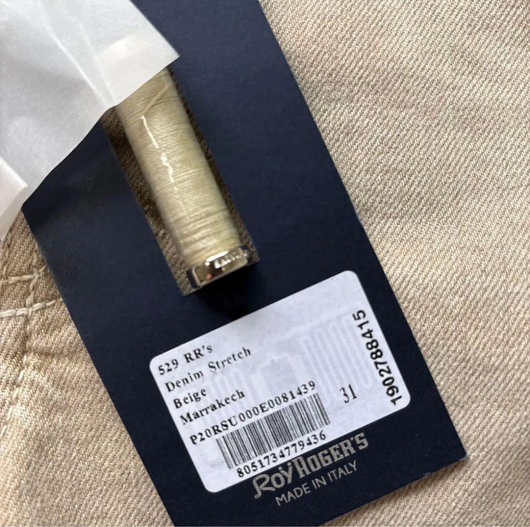 新品未使用　イタリア最古　ROY ROGER'S デニム　ストレッチ　サイズ31