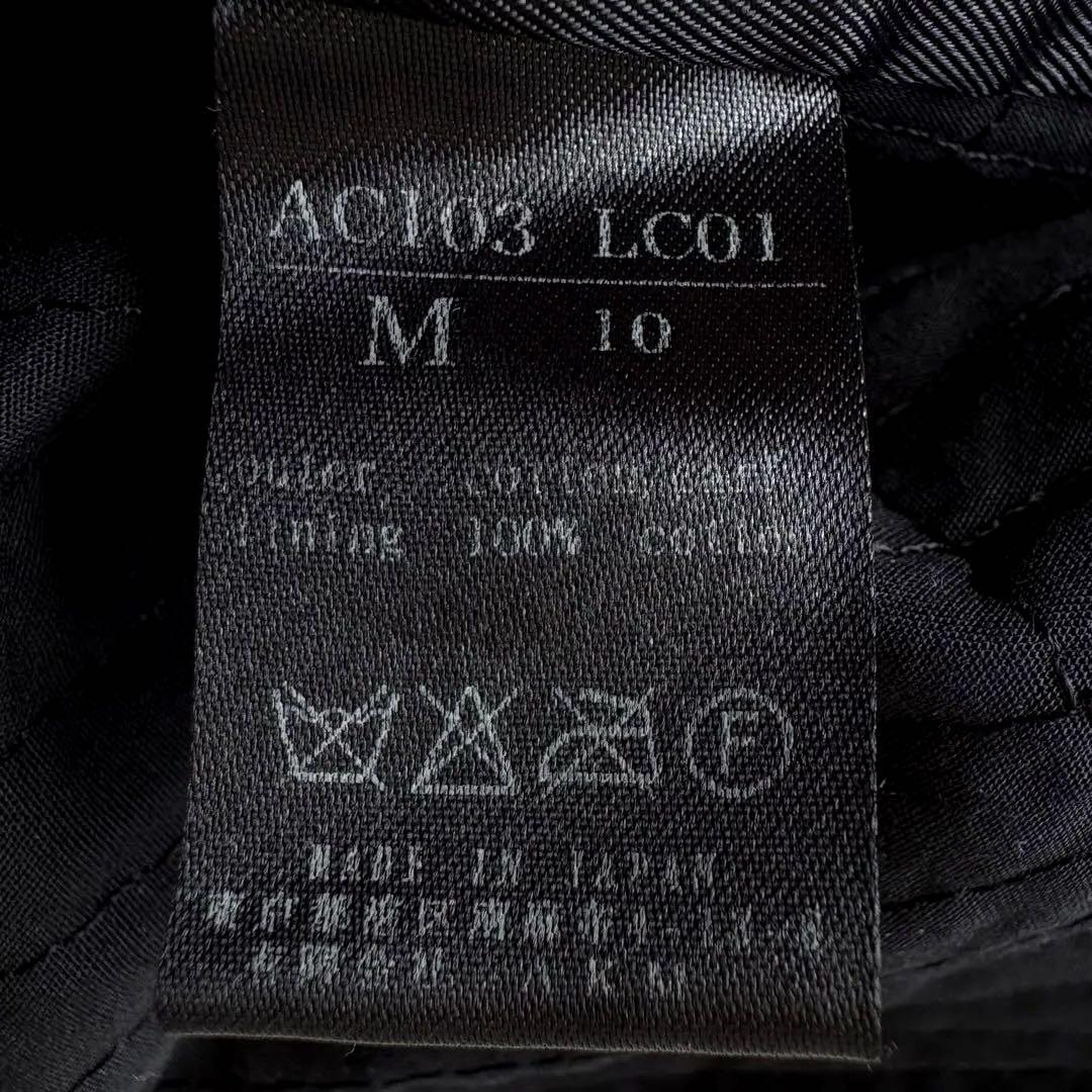 ★カーフレザー★ AKM シングルライダース コットン ダブルジップ 日本製 白
