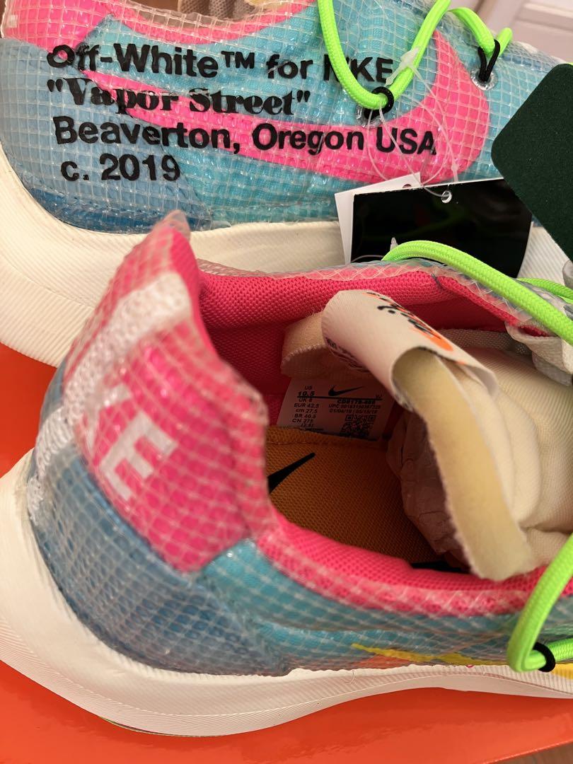 NIKE OFF-WHITE VAPOR STREET W10.5 M9 27㎝