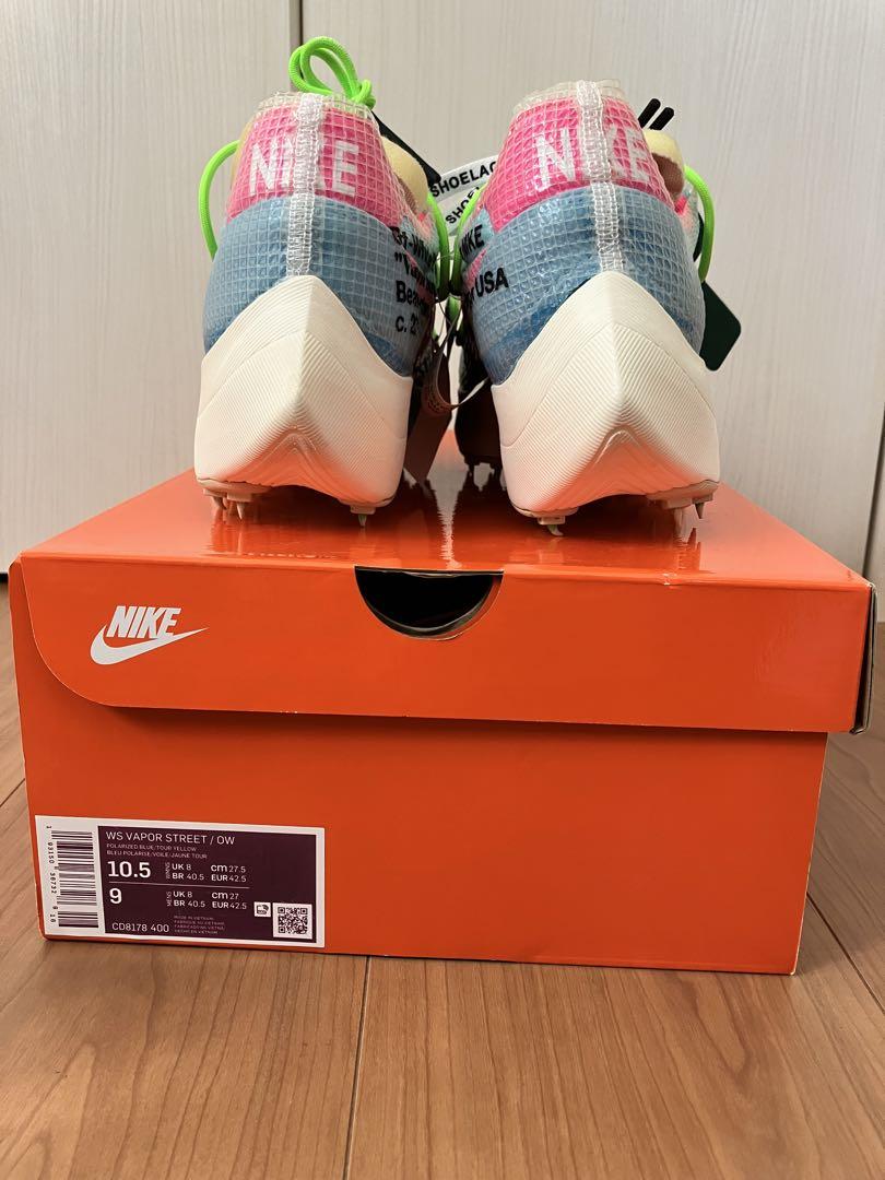 NIKE OFF-WHITE VAPOR STREET W10.5 M9 27㎝
