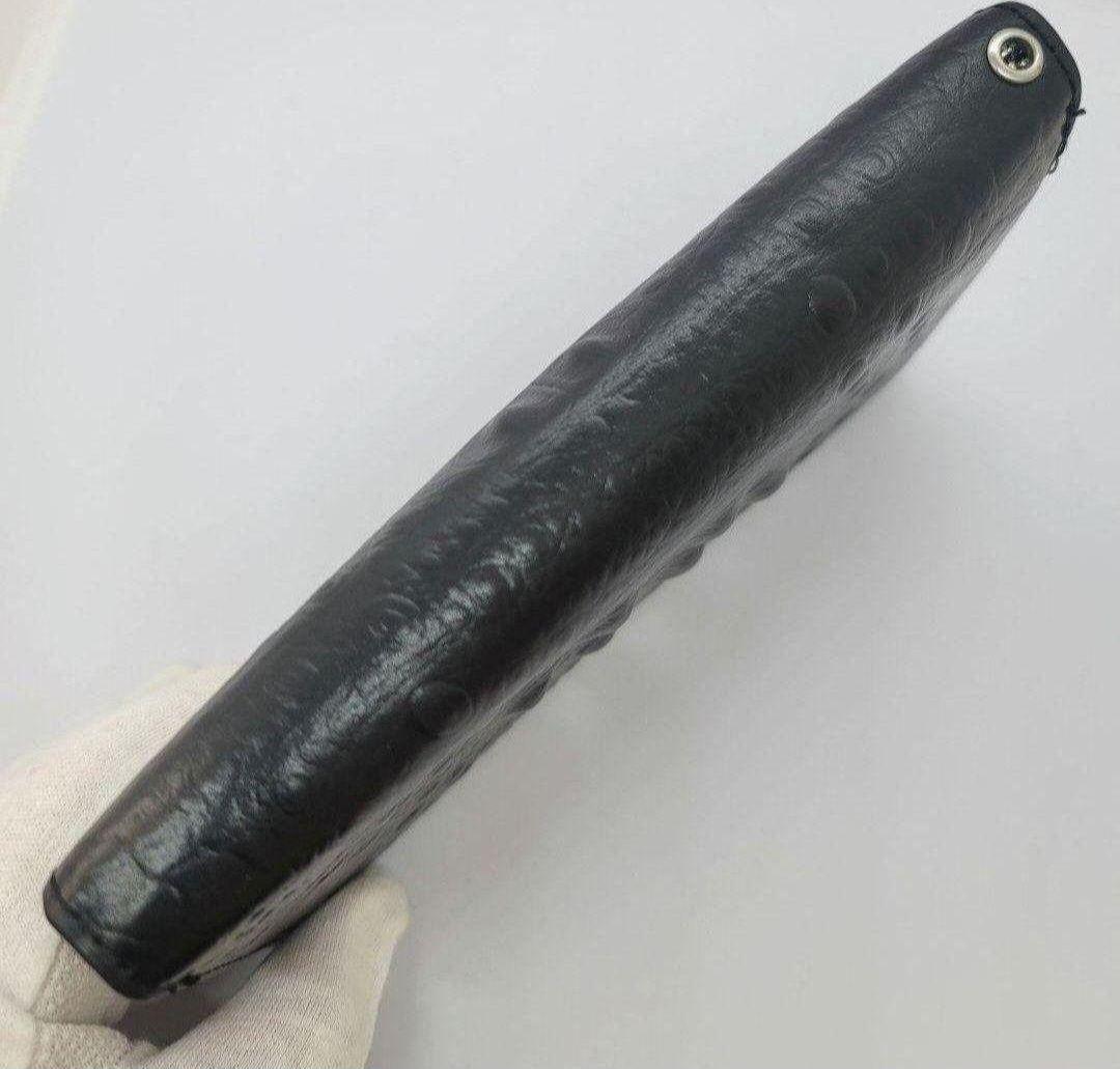 【新品】頭部位 人工養殖 大容量　クロコダイル 長財布 一枚革 ワニ革