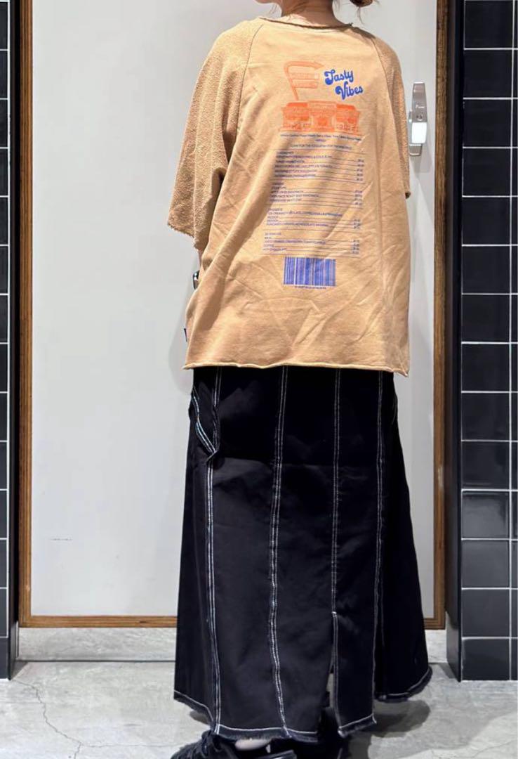 ニコアンド　be with M Misayo アメカジリメイクTシャツ ニコアンド［be with M］MisayoアメカジリメイクTシャツグレー美