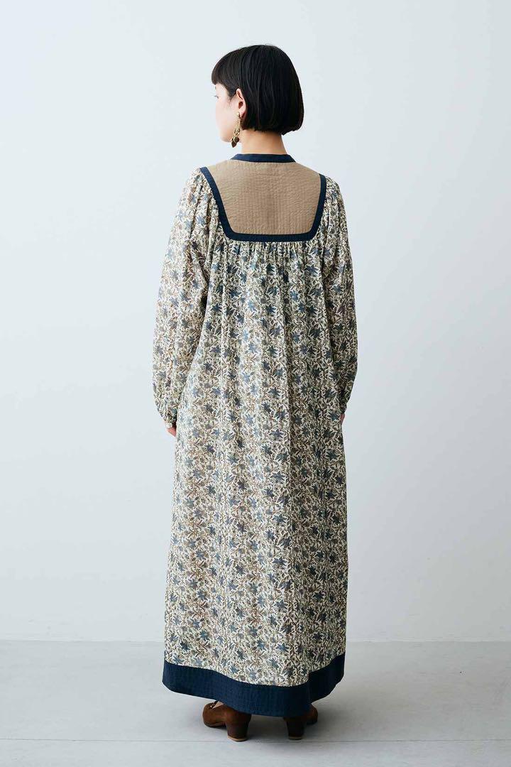 MEDE19F 高山都さんコラボ コットンプリントワンピース