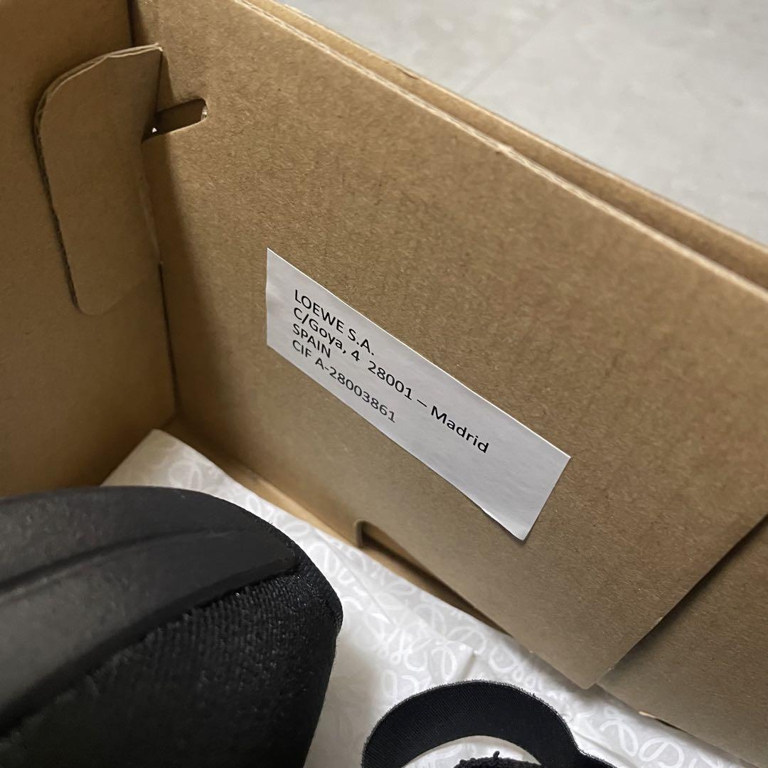 靴 LOEWE On Cloudtilt All Black sneaker