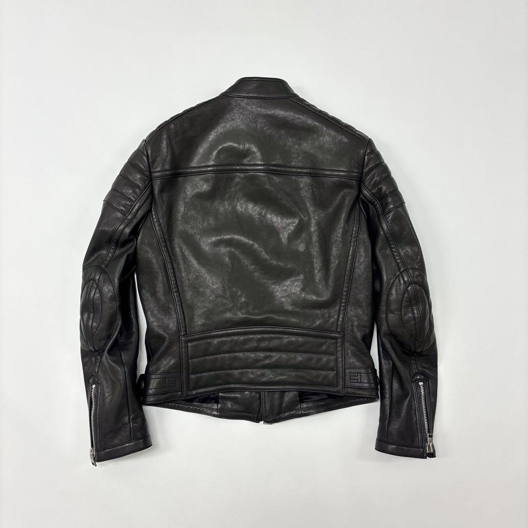 名作 TOM FORD BY410 LEATHER ICON BIKER 50