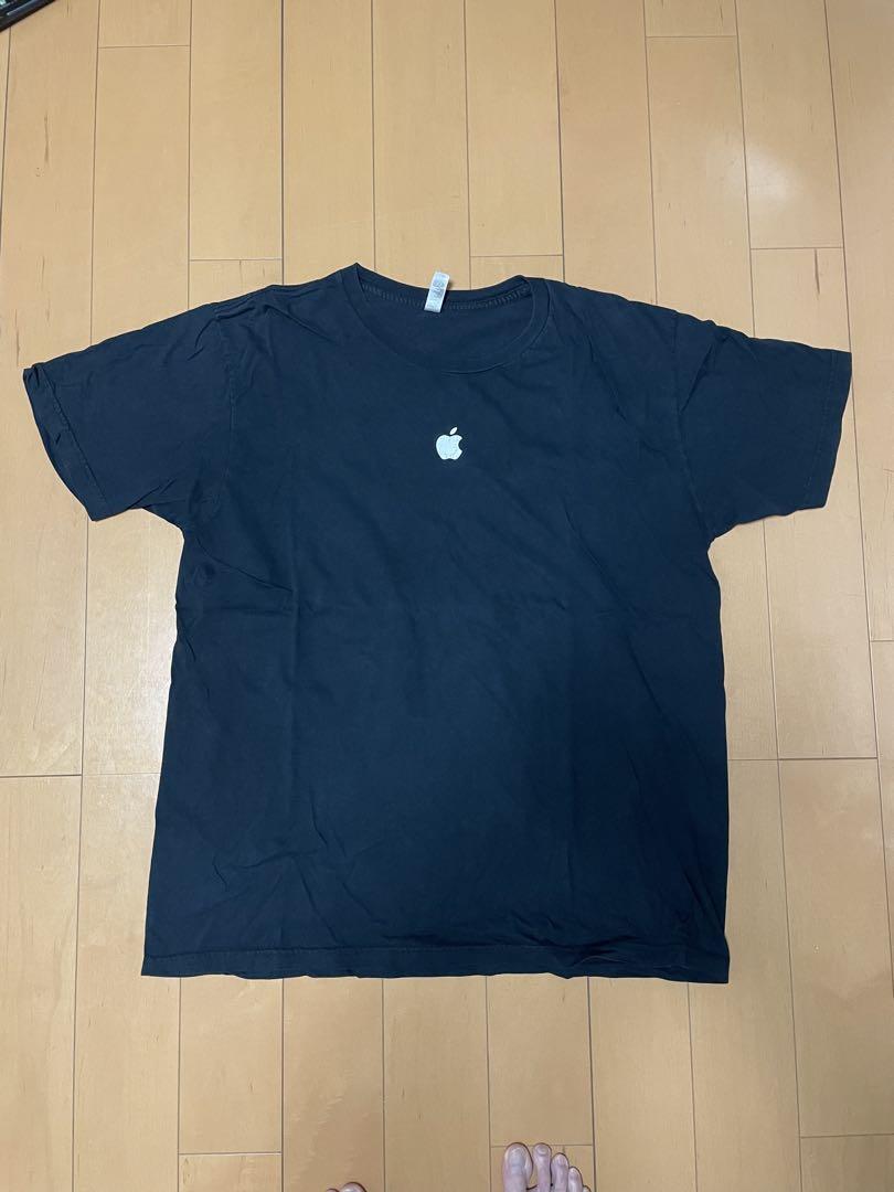 American apparel製Appleロゴ付き黒Tシャツ