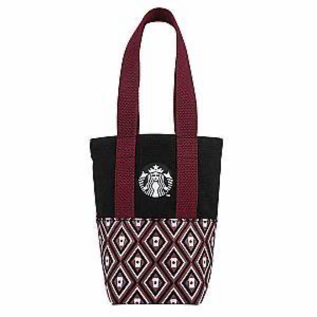 Starbucks バック　台湾限定 ⭐︎台湾Starbucks限定⭐︎幾何学模様ドリンクバッグ - メルカリ
