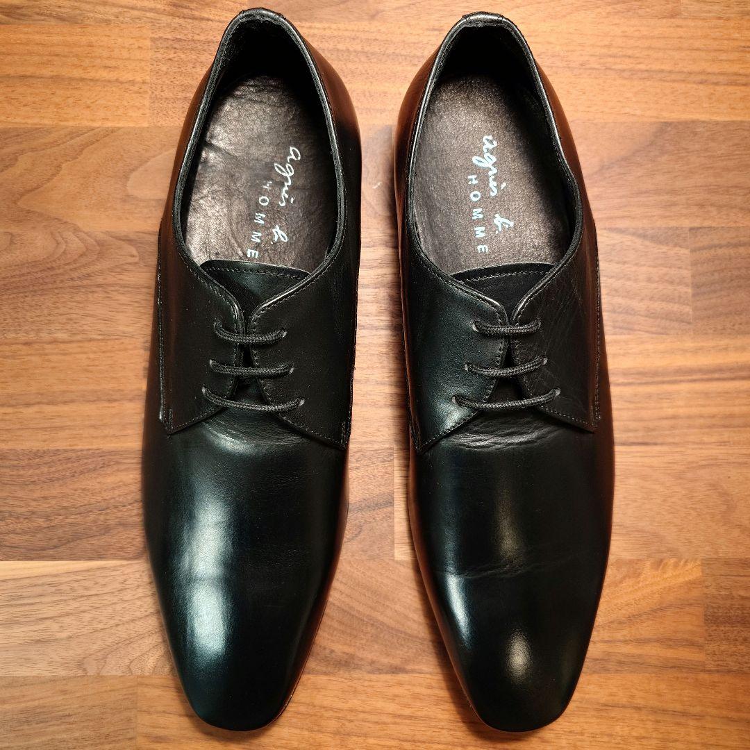新品アニエスベー CU01 CHAUSSURES レースアップシューズ 26.5