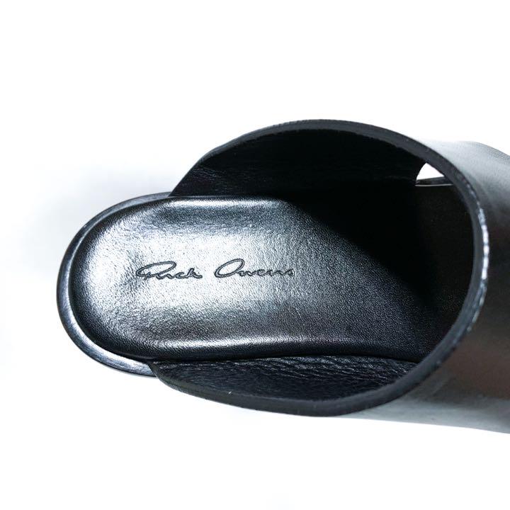 得価在庫あ リフト新品 37 23.5 黒 美品 21Wh4-m49744118603 定14.8万 リックオウエンス サンダル 2022在庫