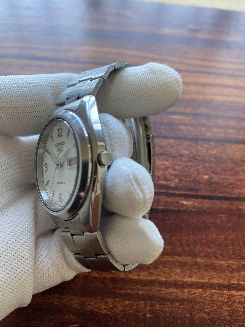 SEIKO5 セイコー5 7s26-0060 フルーテッドベゼル デイデイト