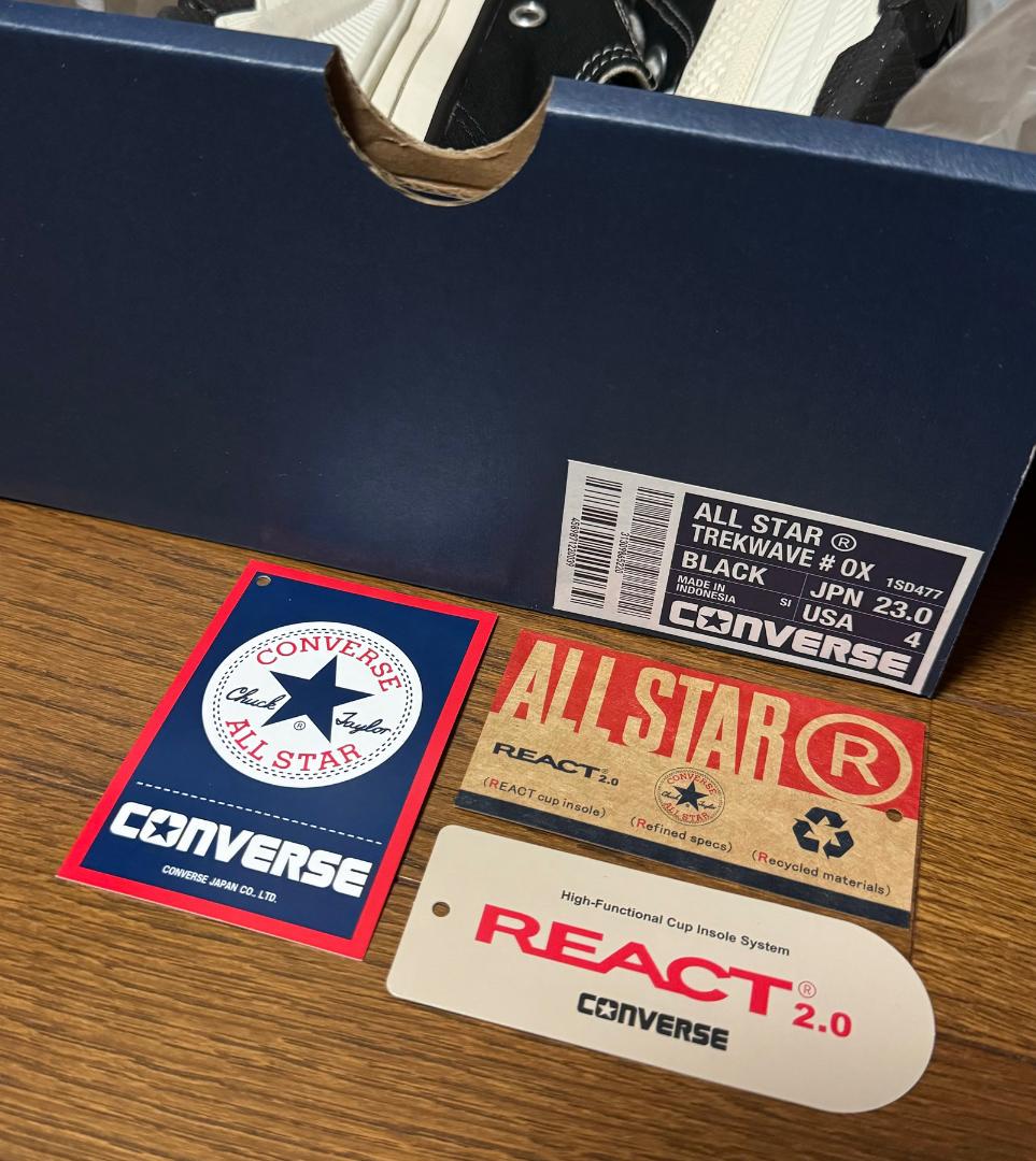 コンバース　オールスター　トレックウェーブ　ブラック　23cm　CONVERSE