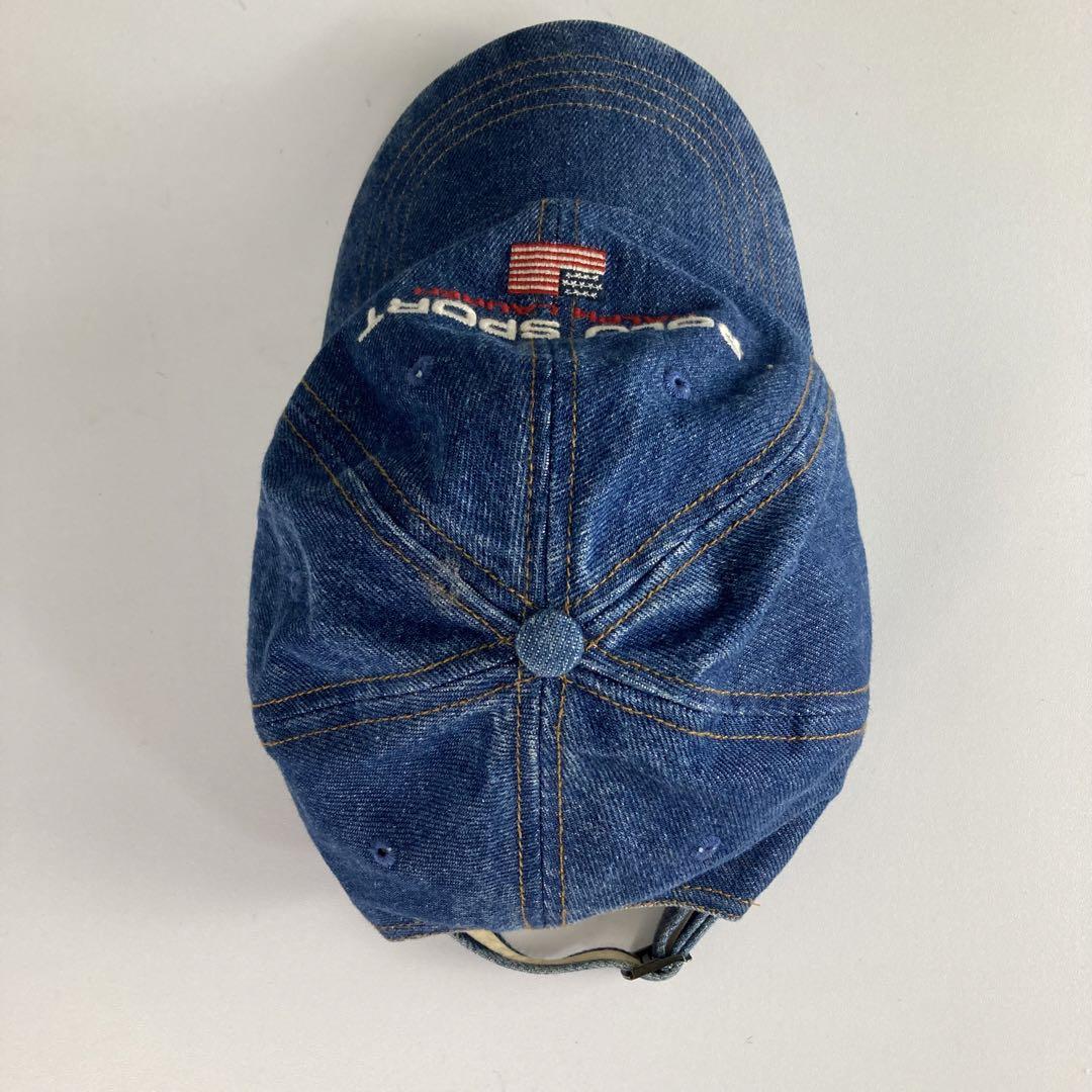 ポロスポーツ ラルフローレン デニムキャップ ベースボール 刺繍