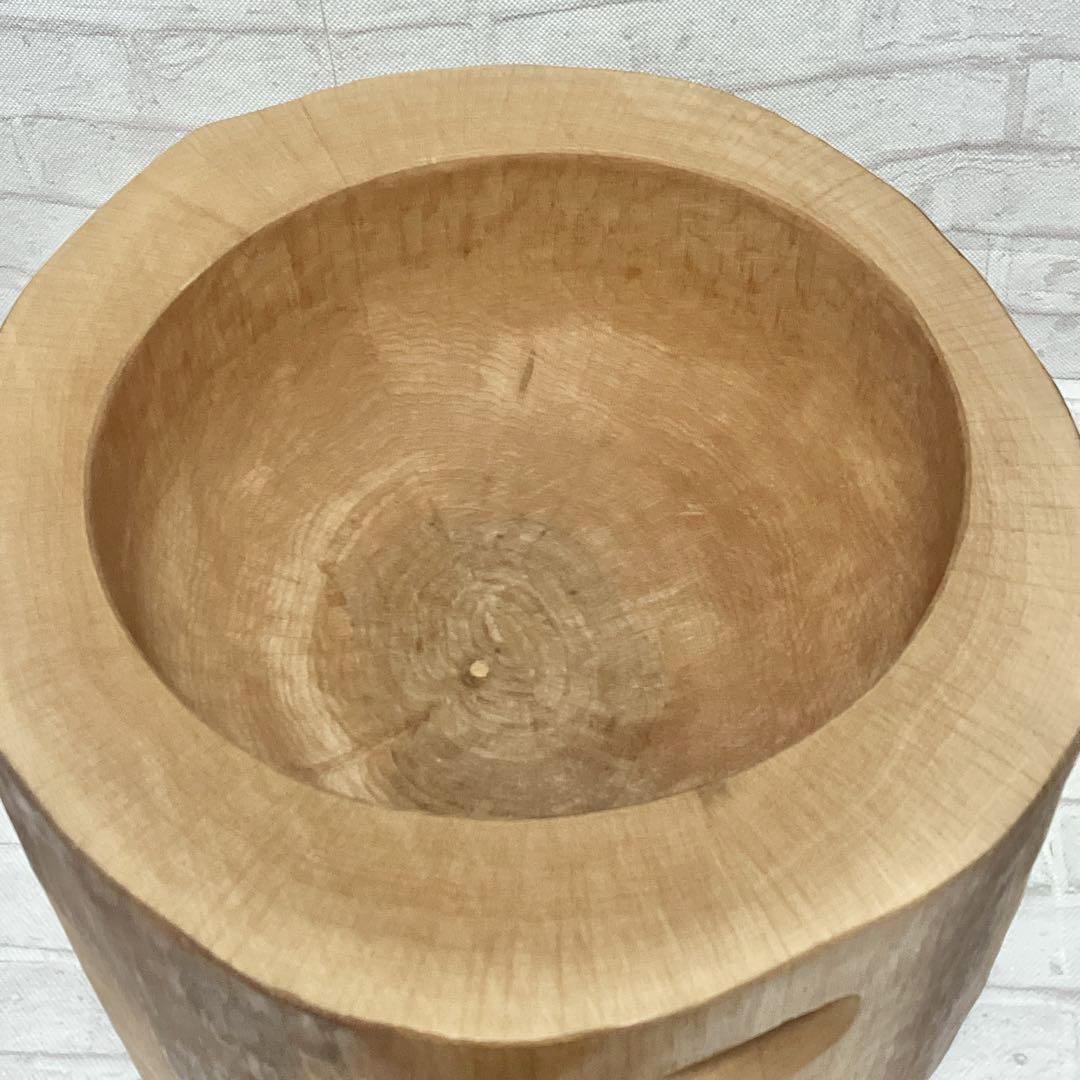 良品　天然木　餅つき　ミニうす杵セット　1升用